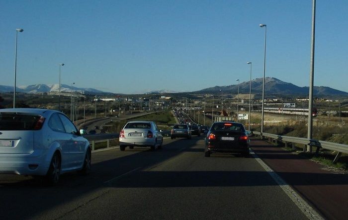 Carretera_Madrid_Colmenar_Viejo_dia_de_diario