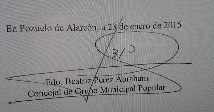 Firma Beatriz Pérez Abraham